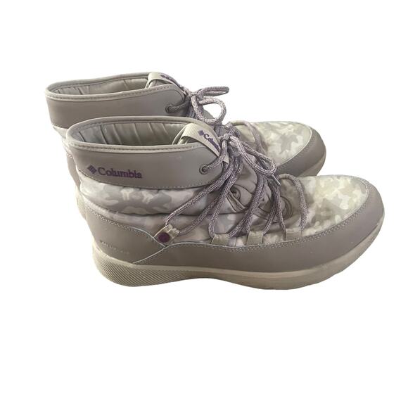 Columbia Women's Size 11 Slopeside Village Omni-Heat Moon Camo‎ Ankle Boots - Picture 2 of 11